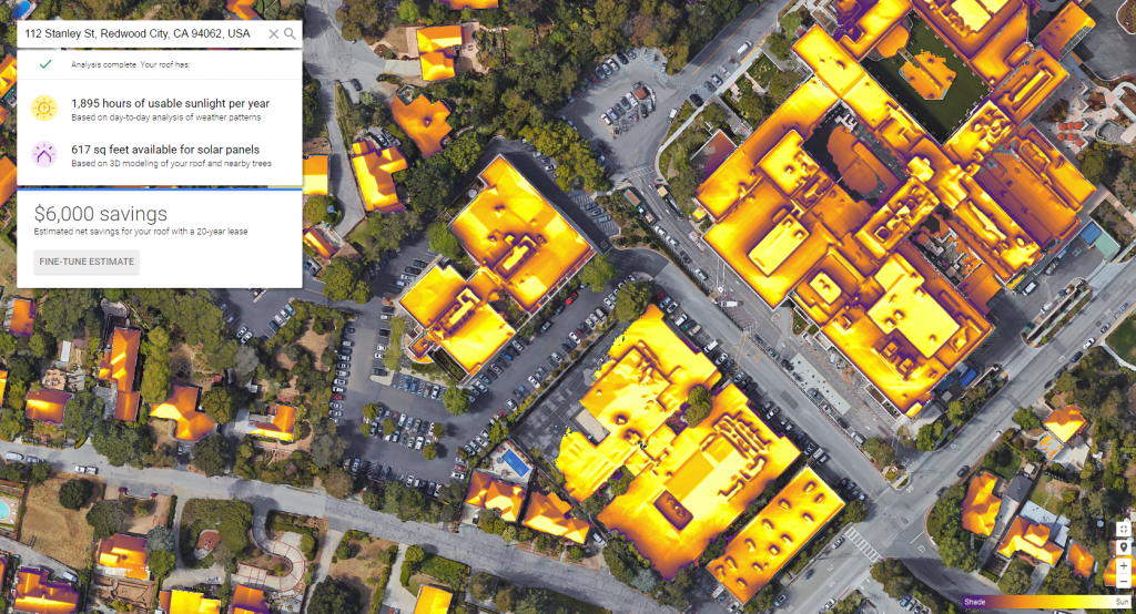 Google Sunroof • Professional Computing